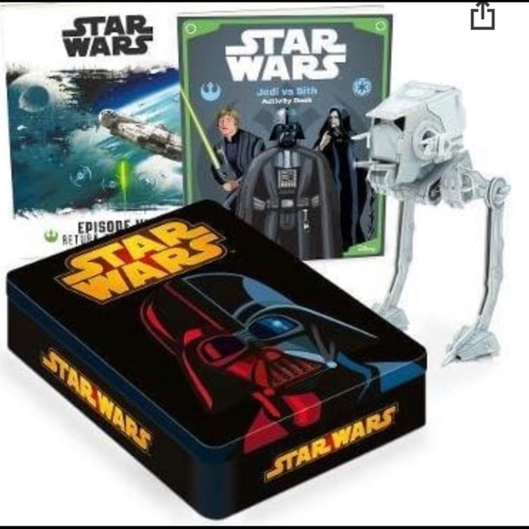 STARWARS Return of the Jedi Star Tin Box, Story Activity book & toy - Picture 5 of 5